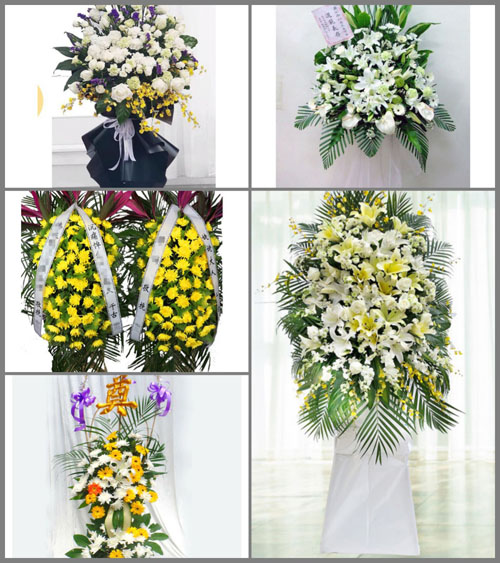福建漳州龙文区蓝田开发区白事花篮预定